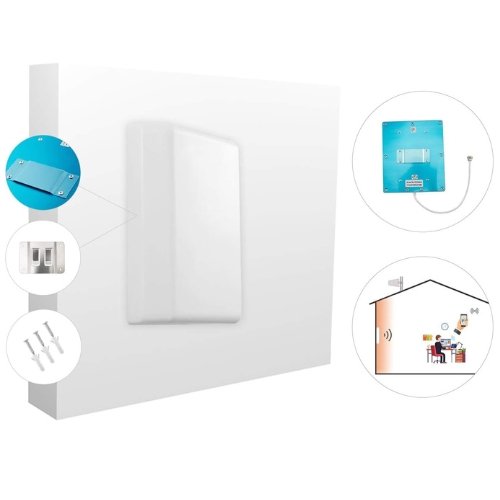 RF SP IW0627 7V Indoor Panel Antenna Wide Band Directional Internal Wall Mount Signal Booster 7/9dBi WiFi 698 to 2700 MHz - Image 2