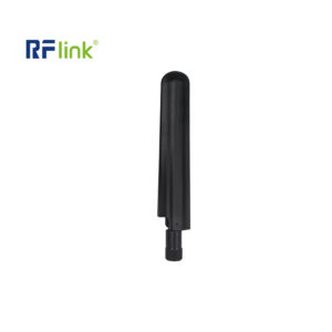 Black 4G/5G 700-5925MHz 3dBi Rubber Duck Antenna