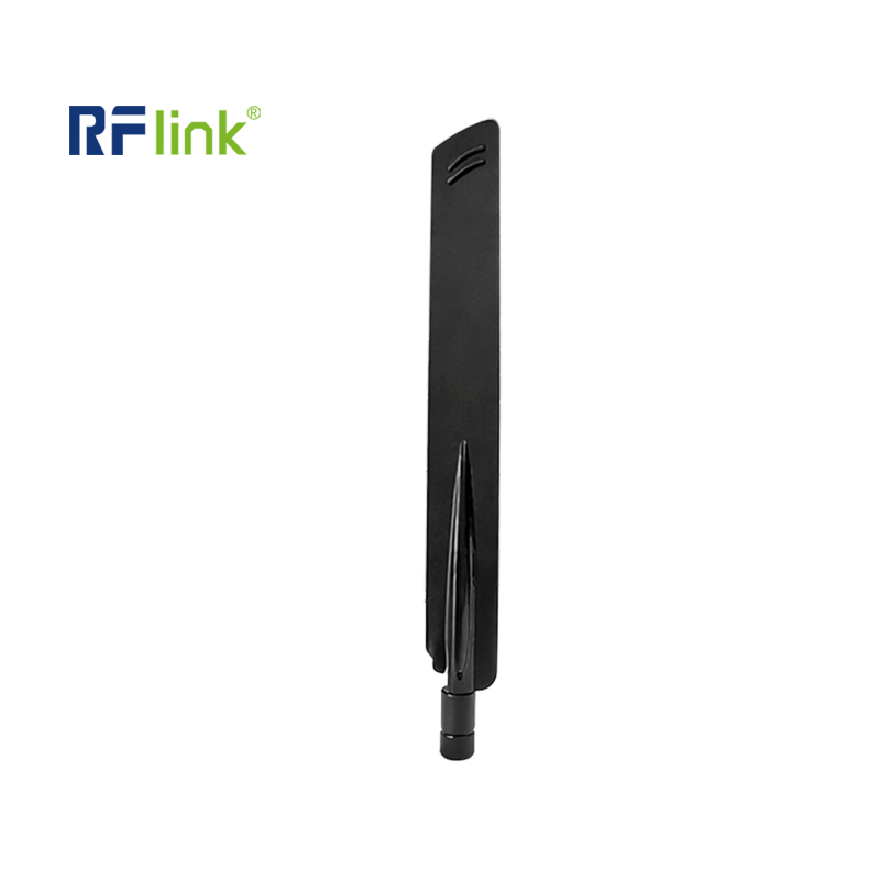 Black 4G/5G 690-2690MHz 3dBi Rubber Duck Antenna