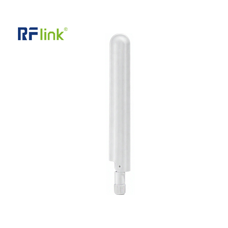 White 4G/5G 698-5000MHz 4dBi Rubber Duck Antenna